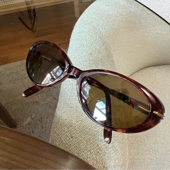 Maui Jim Brown Oval Sunglasses